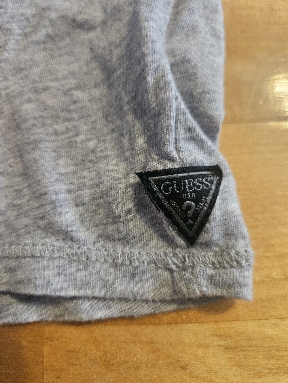 Guess Loose Fit Cold-Shoulder Cutouts Cropped T-Shirt Sequins Sparkle Size S - Picture 6 of 10